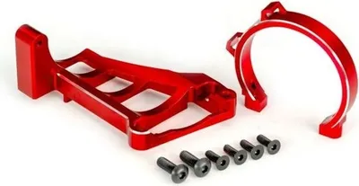 Imagen del producto de Soporte para motor, color rojo, de aluminio, para TRX3483