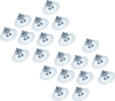 Produktbild von Set mit 40 PVC-Saugnäpfen mit M6-Stab (40 mm Durchmesser)
