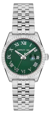 Obrázek produktu pro Cerruti 1881 Hodinky s datem Baccio Green - Silver
