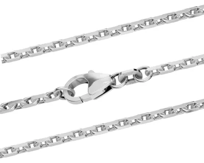 Produktbild von Ankerkette diamantiert Länge 50cm - Breite 2,1 mm - 925 Silber