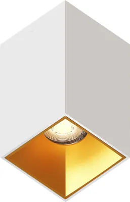 Produktbild von Ledvion LED Aufbauspot Weiss Quadratisch 3W Warmweiss dimmbar