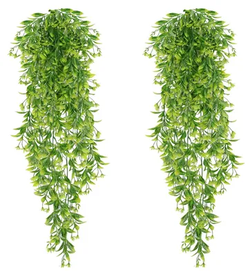 Produktbild von Künstliche Hängepflanzen, grün, 78 cm, realistisch, pflegeleicht, künstlicher Efeu für Büro, Garten, Party, Wanddekoration, Hausgarten, Hochzeit