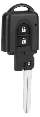 Imagen del producto de Carcasa de reemplazo para llavero con 2 botones, compatible con Nissan Qashqai y X-Trail