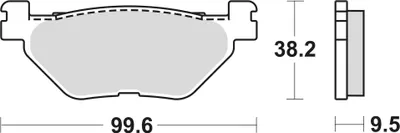 Zdjęcie produktu dla Klocki hamulcowe kpl. TRW MCB731