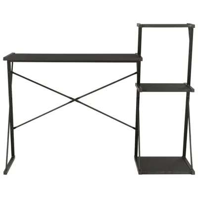 Immagine prodotto di Scrivania con Ripiano Nera 116x50x93 cm