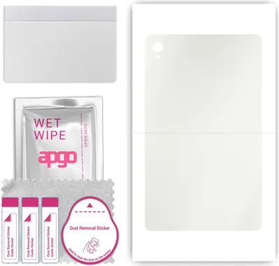 Produktbild von apgo Rückseite Schutzfolie, Matt, kompatibel mit TCL 10 TabMid 4G, Hinten Hydrogel-Displayschutzfolie mit Positionierhilfe, kratzfest, einfache Montage