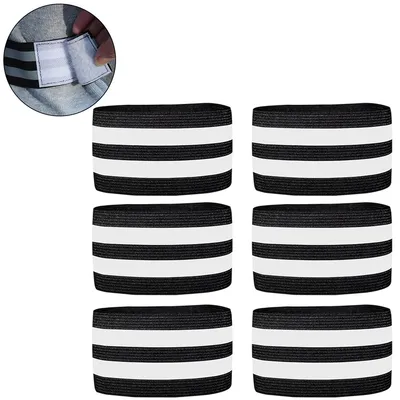 Produktbild von 6er-Pack reflektierende Bänder, Sicherheitsreflektoren für Joggen, Wandern & Laufen, reflektierende Armbänder, 33×5 cm