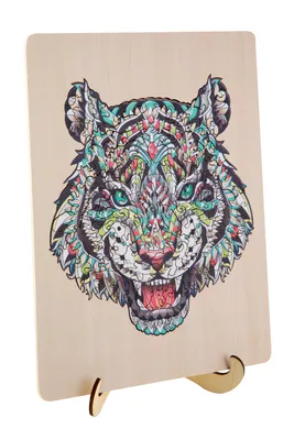 Produktbild von Holzpuzzle Tiger 132 Teile