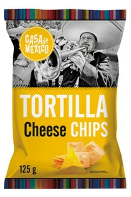 Zdjęcie produktu dla Case De Mexico Tortilla chips serowe 125 g