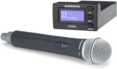 Obrázek produktu pro Bezdrátový ruční mikrofon Samson HT88 přijímač CR88a Concert 88