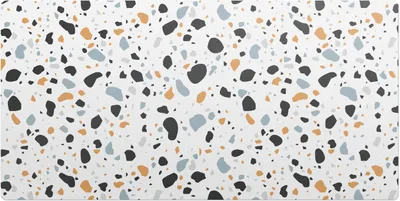 Produktbild von Abstrakter Terrazzo– Schreibtischunterlage – Schreibtisch Tischunterlage – 90x45 cm – Unterlage Groß Schreibtischmatte
