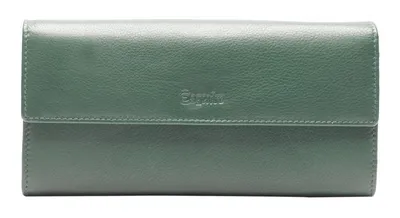 Immagine prodotto di Esquire Pelle portafoglio Viktoria Ladies Long Wallet Green verde scuro