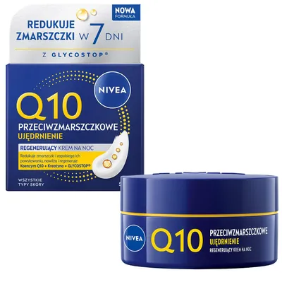 Produktbild von NIVEA Q10 Anti-Falten Straffende Feuchtigkeitsspendende Nachtcreme 50 ml