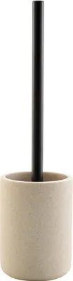 Zdjęcie produktu dla Szczotka toaletowa z czarną rączką, 10 x 40 cm, SAND