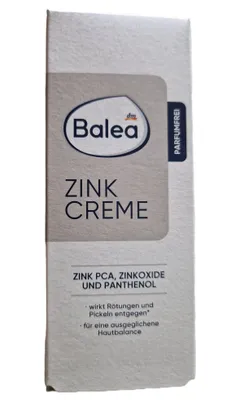 Produktbild von Zink Creme - Balea - Gesicht - Pflege - Panthenol - Parfumfrei