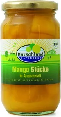 Produktbild von Mangostücke in Ananassaft 370ml