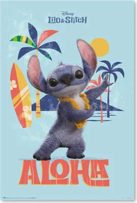 Produktbild von Poster  Disney Stitch Live Action Aloha