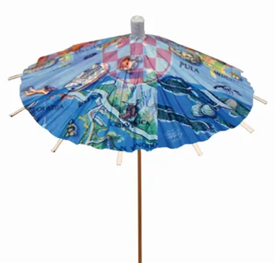 Produktbild von 50x Eisschirmchen "Kroatien" Ø15cm 18cm