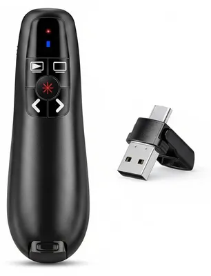 Produktbild von InAndOutdoorMatch - Drahtloser Präsentations-Clicker - 2-in-1, KI-generiertes Bild