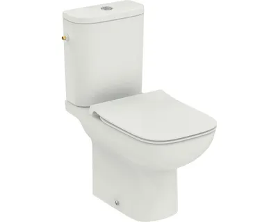 Produktbild von Ideal Standard WC-Kombination Set i.life A Tiefspüler ohne Spülrand weiß glänzend - mit WC-Sitz R045801