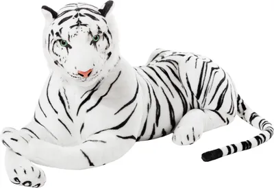Immagine prodotto di BRUBAKER tigre bianca 110 cm peluche coccoloso