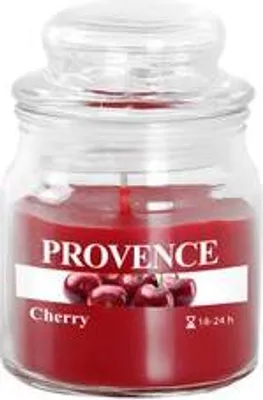 Obrázek produktu pro Svíčka Ve Skle S Víčkem 70G, Třešeň