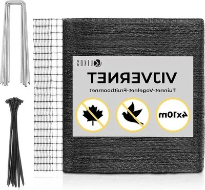 Produktbild von Famanu Vogelnetz Schwarz - 4 x 10 m