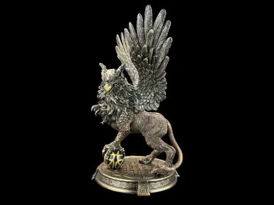 Obrázek produktu pro Soška griffa Veronese WU77702A4 – socha mýtického griffa, fantasy socha, dekorace, 26 cm