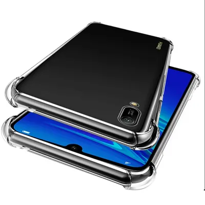 Obrázek produktu pro Huawei Y6 Pro 2019 Pouzdro, Průhledné Měkké TPU Bumper, Nárazuvzdorné Ochranné Pouzdro pro Huawei Y6 Pro 2019