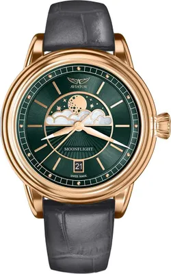 Obrázok produktu pre Dámske hodinky Aviator V.1.33.2.263.4GM sivé