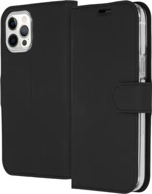 Zdjęcie produktu dla Accezz Wallet Softcase Bookcase dla Apple iPhone 12 Pro Max - czarny