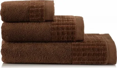 Produktbild von Handtuch - 100% Baumwolle - 500 g/m2 - 50x100 cm - Extra Saugfähig - Braun - hohe Grammatur - PAULO3