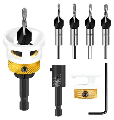 Immagine prodotto di Solidchoice - Trapano conico in HSS-M2 con limitatore di profondità