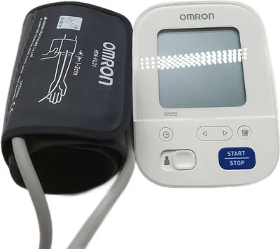 Produktbild von Omron Blutdruckmessgerät Gesundheit Medizin Armstulpe Digital Komfort Zuhause