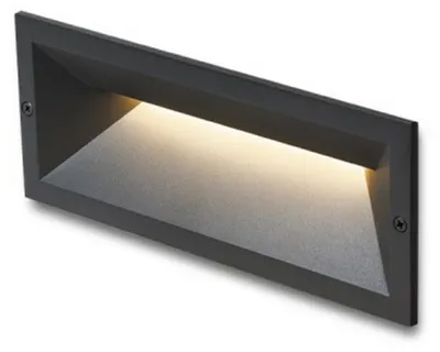 Zdjęcie produktu dla RAGG oprawa wpuszczana czarna 230V LED 12W IP65 3000K