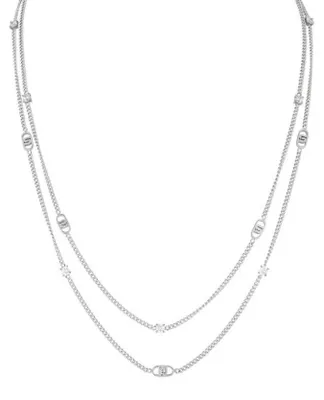 Immagine prodotto di Collana alla moda in acciaio con cristalli LJ2900