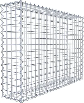 Produktbild von Gabione 100 cm x 70 cm x 20 cm (L x H x T), Maschenweite 5 cm x 5 cm, Spirale