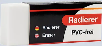 Produktbild von Büroring Radierer, 57 x 22 x 10 mm, weiß
