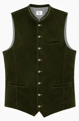 Produktbild von HerzSticht Herren Samt Trachtenweste (Modell: Petersberg)