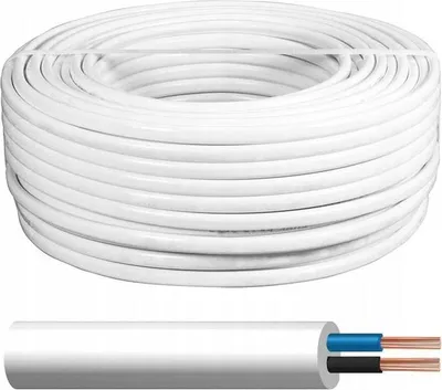 Obrázok produktu pre OBVODOVÝ KÁBEL OMY biely 2x1,5 750V 1m