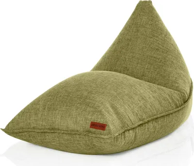 Produktbild von Green Bean® Indoor XXL Sitzsack 150x100x100cm mit EPS-Perlen Füllung - Kuschelig Weich Waschbar - Drinnen Stoff Sitzkissen - Grün