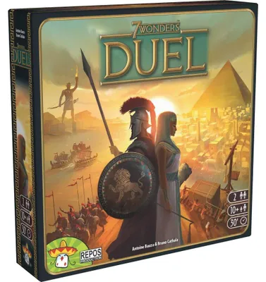 Immagine prodotto di 7 Wonders: Duel (Edizione inglese) – Gioco da tavolo – Repos Production – 2 giocatori – 10+