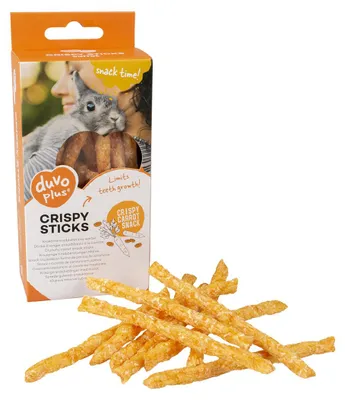 Productafbeelding van Duvo+ Krokante Knabbelsticks Wortel 50GR