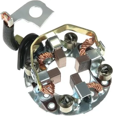 A close-up studio shot of a car part.