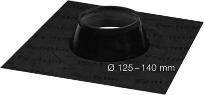 Produktbild von Siga Fentrim Manschette black Ø 125–140mm für Rohrdurchdringungen,Leerrohre