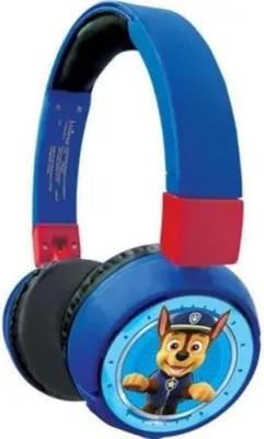Produktbild von Paw Patrol Kinder Kopfhörer 2-in-1 Bluetooth 5.0 & Kabel, Stereo, 85 dB sicher, faltbar, verstellbar, mit Mikrofon, für Jungen und Mädchen, tragbar