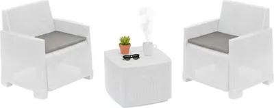 Produktbild von Ari - Outdoor Lounge-Set, Weiß, 2-Sitzer Italy