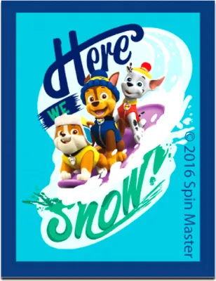 Produktbild von Paw Patrol © Here We Snow - Aufnäher, Bügelbild, Aufbügler, Applikationen, Patches, Flicken, Zum Aufbügeln, Größe: 5,0 x 6,4 cm