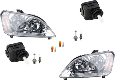 Produktbild von Scheinwerfer passend für Ford Focus C-Max L R Leuchtm. Links Rechts + Stellmotor 1347463 1311130 1323644 3M5113006AG 3M5113006AH 3M5113101AA 12 Johns
