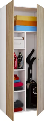 Immagine prodotto di Mobile per bevande | 6 scomparti | Dimensioni: W. 70 x H. 178 x D. 40 cm | Armadio per la casa | Armadio multiuso | Vandol